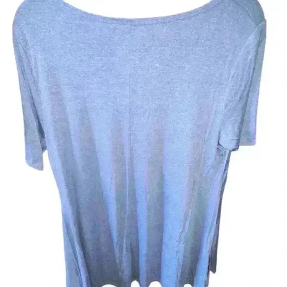 Lularoe medium heather blue Perfect T . Soft and stretchy. NWT - Picture 2 of 5